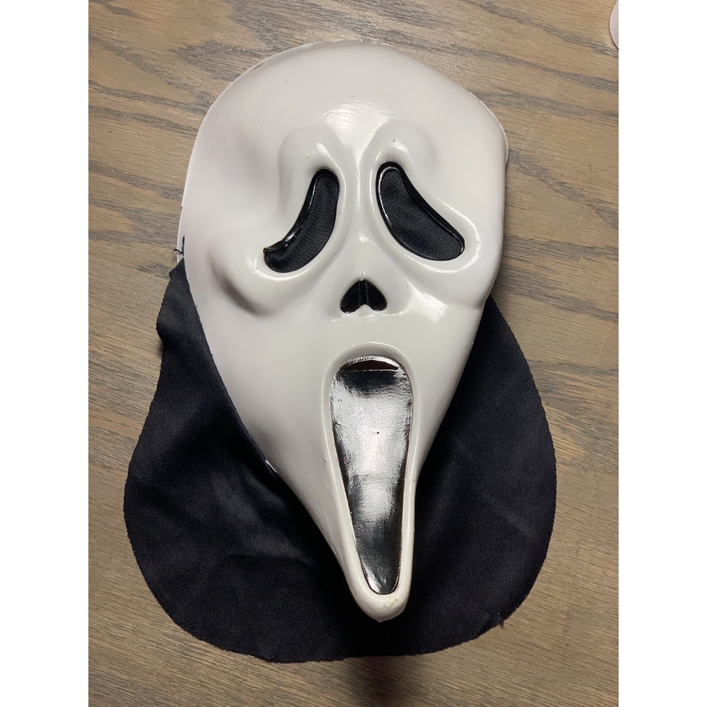 Ghostface Scream Easter Unlimited Halloween Mask - 10" - Non-Glow - NO HOOD LOOK